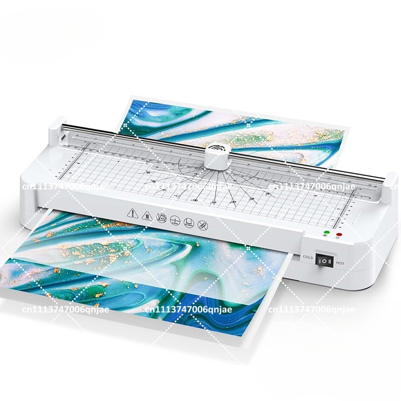 Home Textiles Fabric - A3 Laminator with Built-in Cutter, 2-in-1
