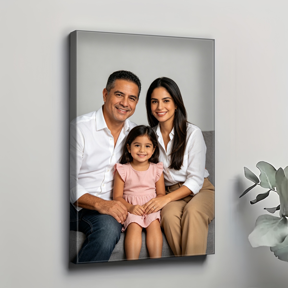 Home Textiles Fabric - Customizable wall art—upload your own photos
