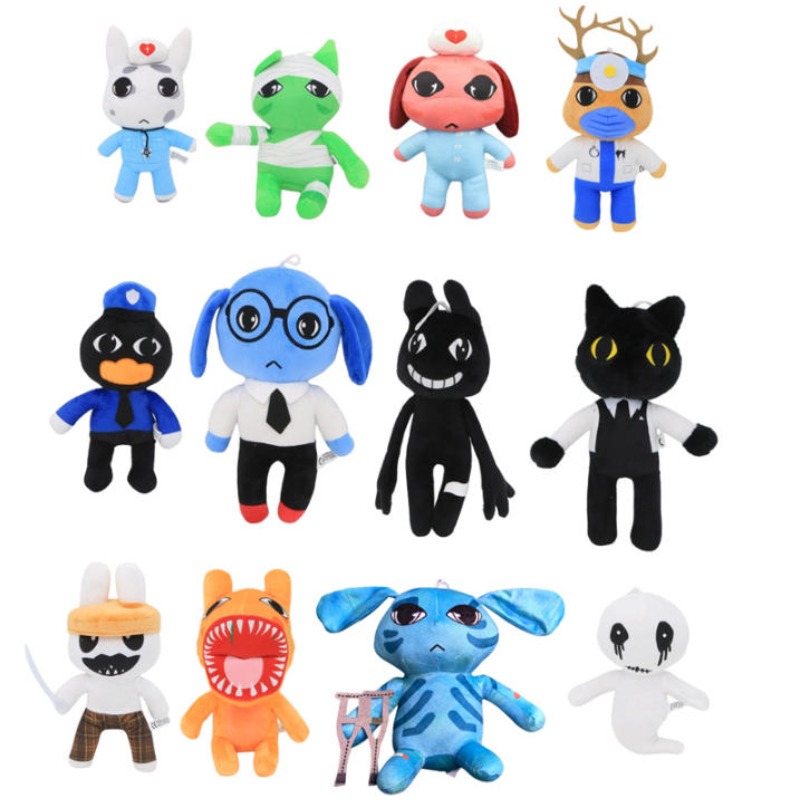 Home Textiles Products - Horror Game Animal Hospital Plush Dolls,Soft