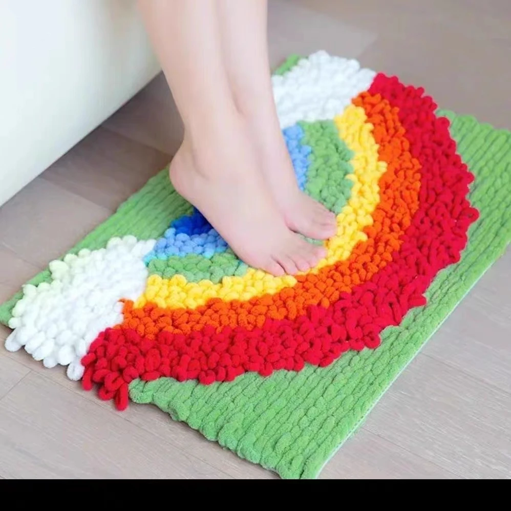 100g/Ball Finger Loop Yarn Thr - Throw Blanket Chunky Knit 评论和价格