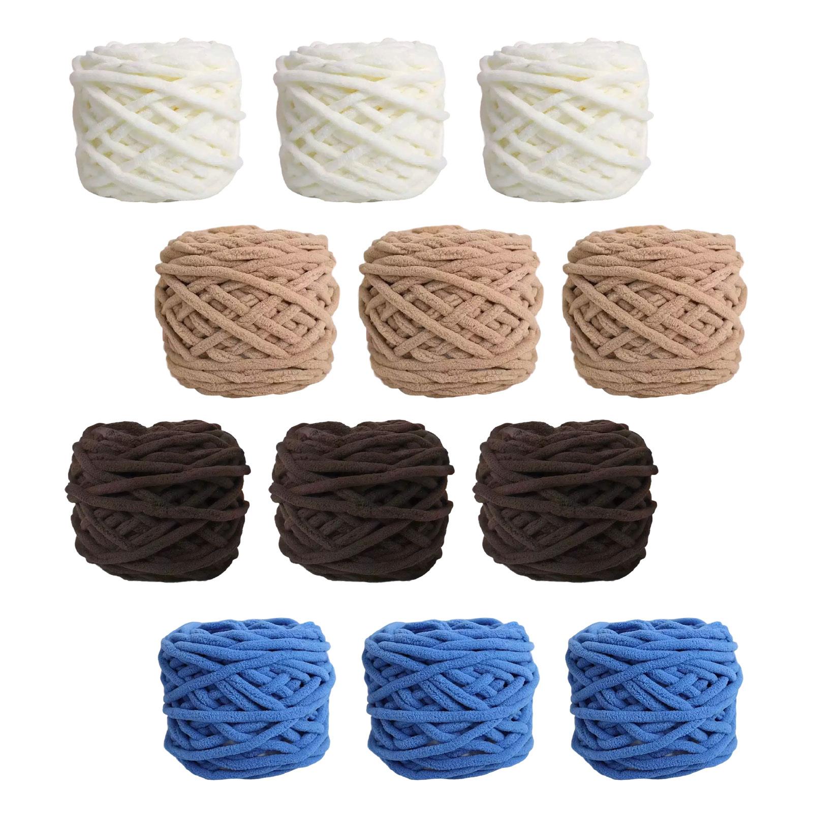 Super Bulky Chunky Yarn Polyes - Throw Blanket Chunky Knit 评论和价格