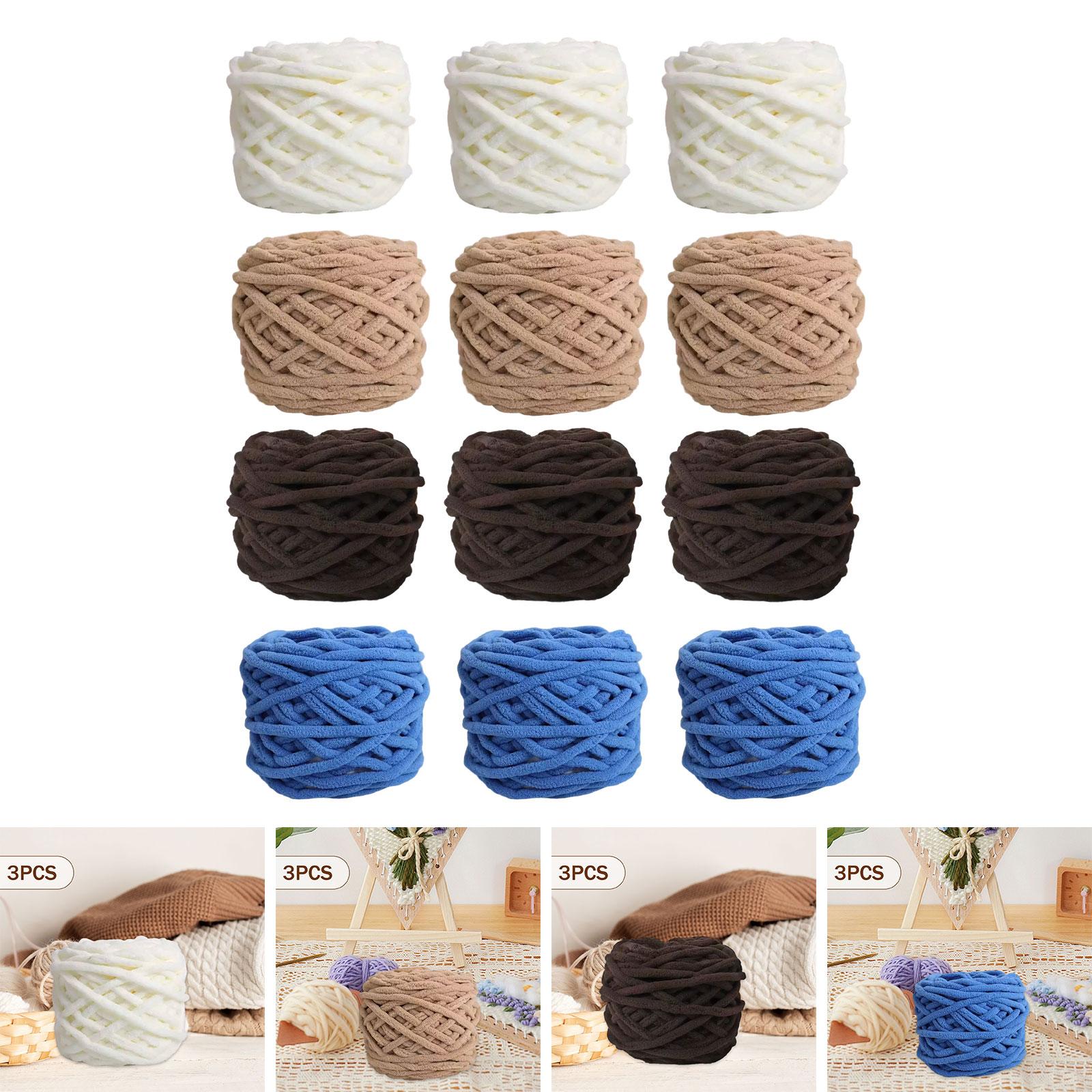 Super Bulky Chunky Yarn Polyes - Throw Blanket Chunky Knit 评论和价格