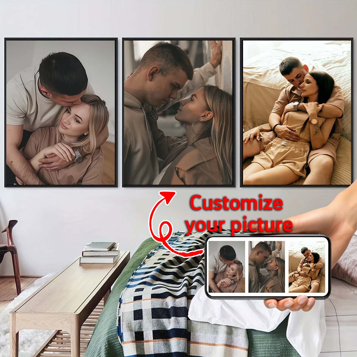 Triptych - 2D Custom Photo Woo - Home Textiles Fabric 评论和价格