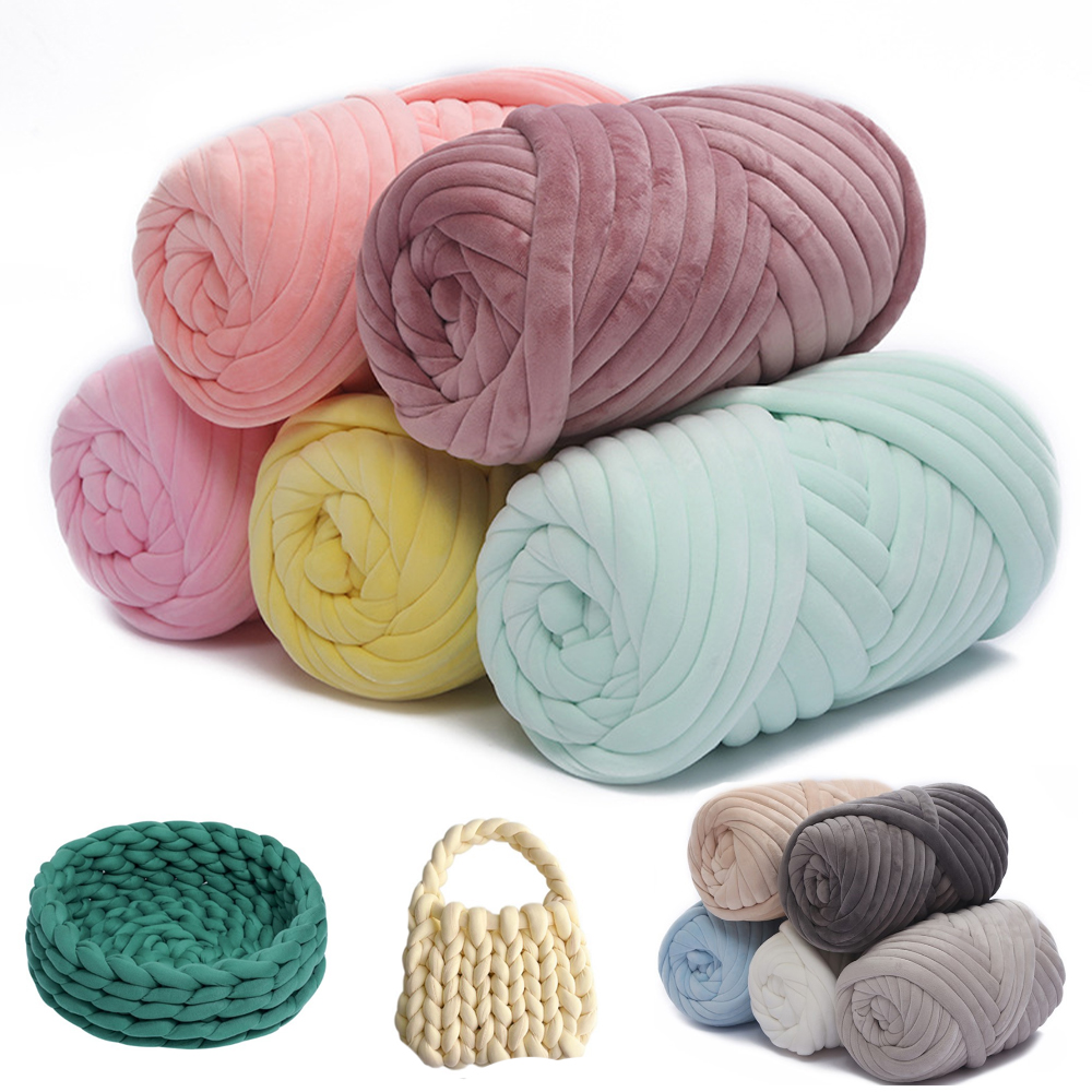500G Super Velvet Chunky Yarn  - Throw Blanket Chunky Knit 评论和价格