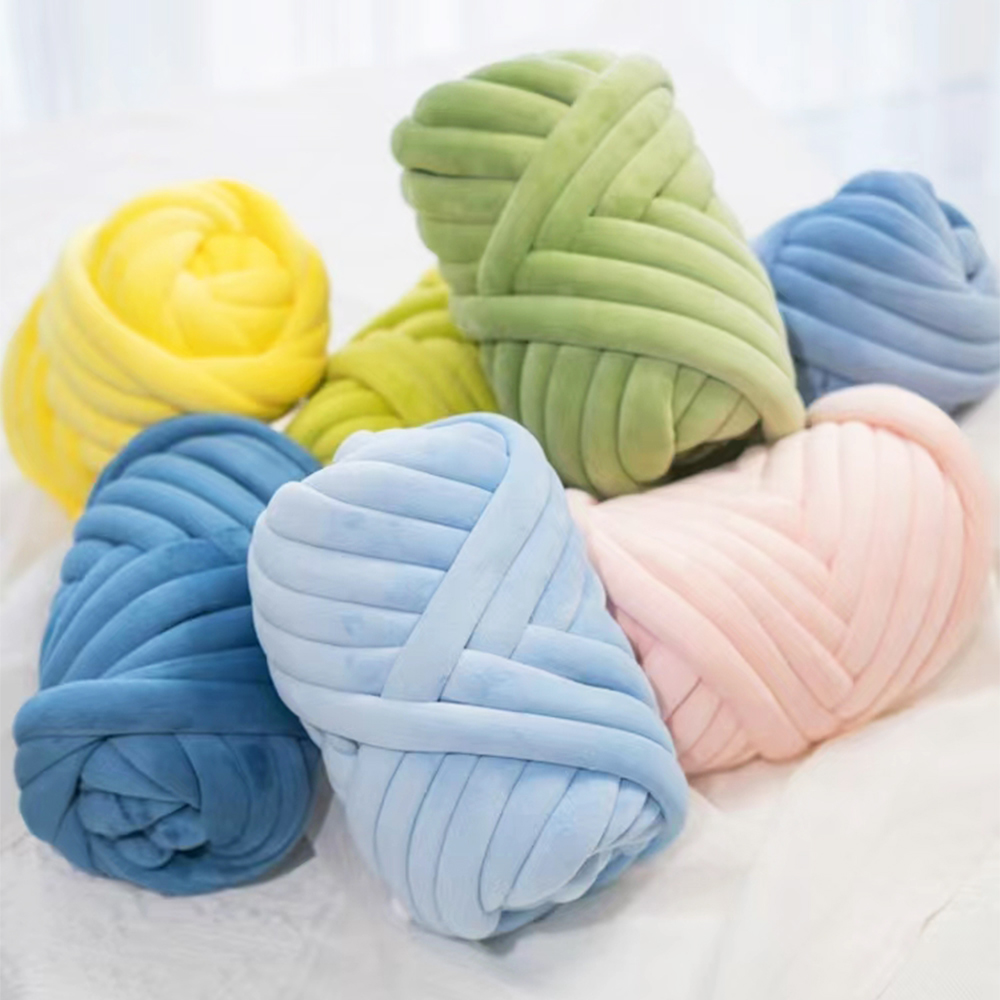 500G Super Velvet Chunky Yarn  - Throw Blanket Chunky Knit 评论和价格