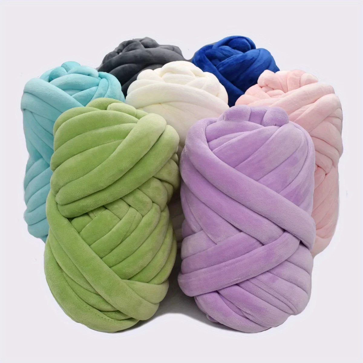 1pc Giant Soft Chunky Yarn - V - Throw Blanket Chunky Knit 评论和价格