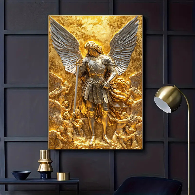 Archangel Michael Gold Angel S - Home Textiles Products 评论和价格